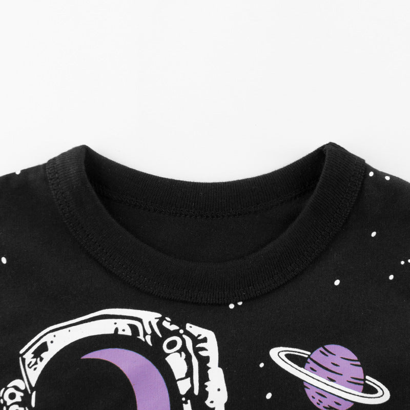 Boys Long Sleeve T-shirt Children's Clothing Baby Tops - RICALOUX