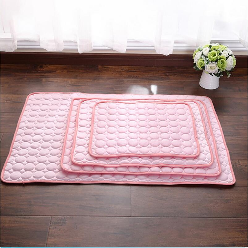 Pet Dog Cat Ice Silk Cold Nest Pad For Cooling In Summer - RICALOUX