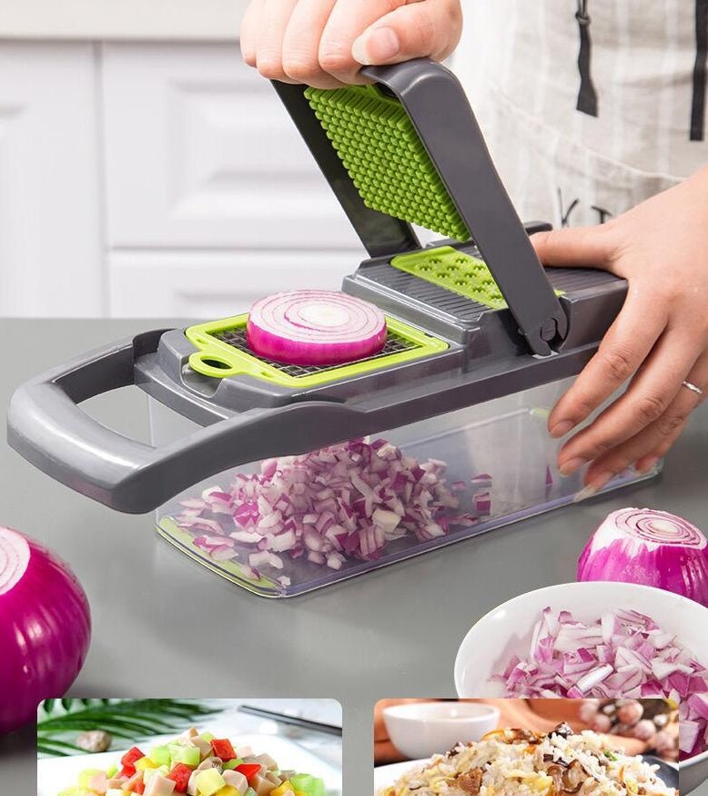 Multifunctional Vegetable Cutter Home Kitchen Slicing And Dicing Fruit Artifact - RICALOUX