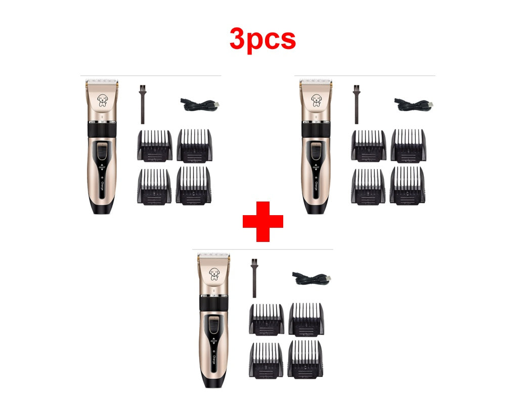 Professional Low Noise Pet Hair Clipper Easy Grooming For Dogs & Cats by Ricaloux