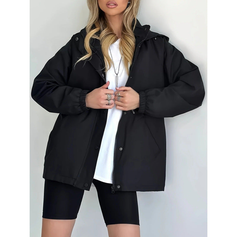 Womens Waterproof Slim-Fit Trench Coat – Premium 0 | RICALOUX