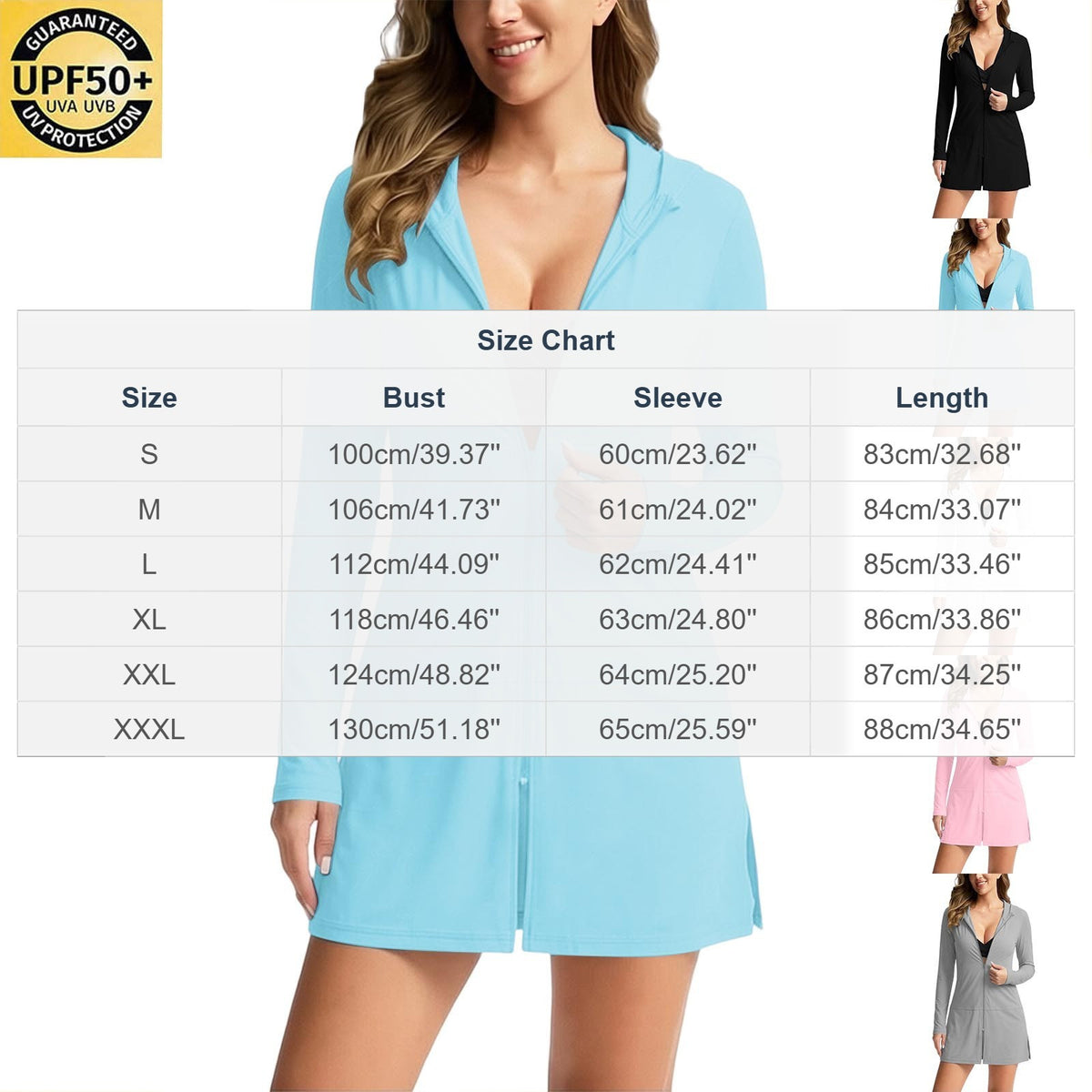 Plus-size Ice-silk Sun-protective Clothing For Women Thin Breathable And UV-blocking – Premium 0 | RICALOUX