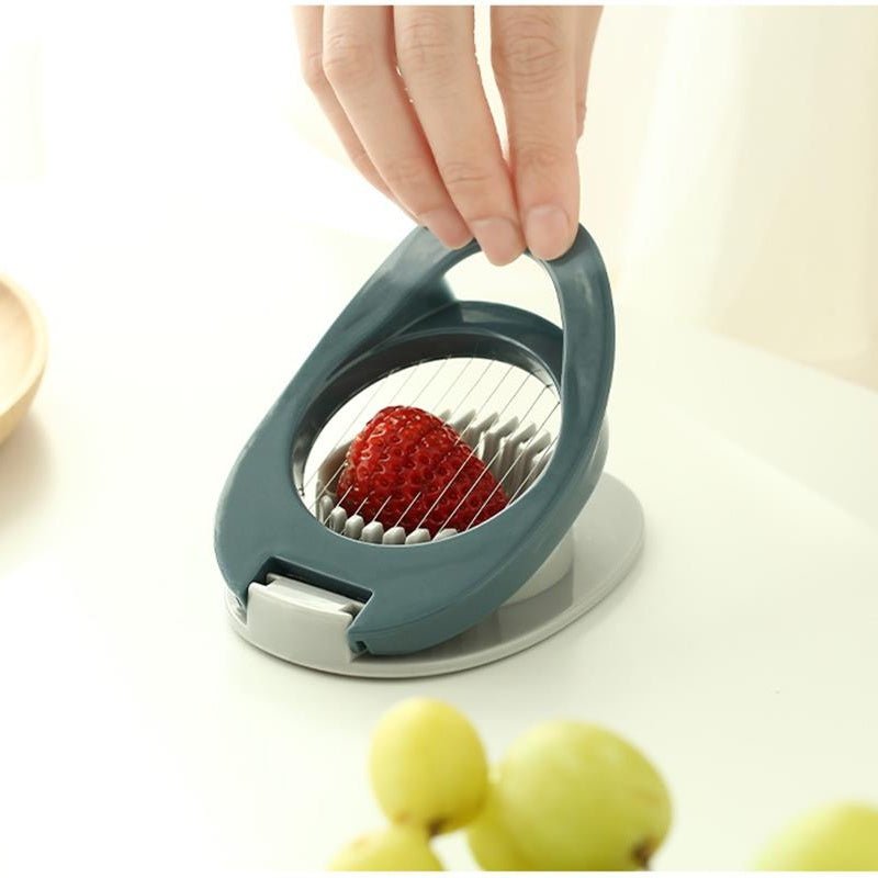 Plastic Kitchen Tool Egg Slicer Shredder Fruit Slicer Kitchen Slicing Gadget Kitchen Wire Pressing Cutter - RICALOUX
