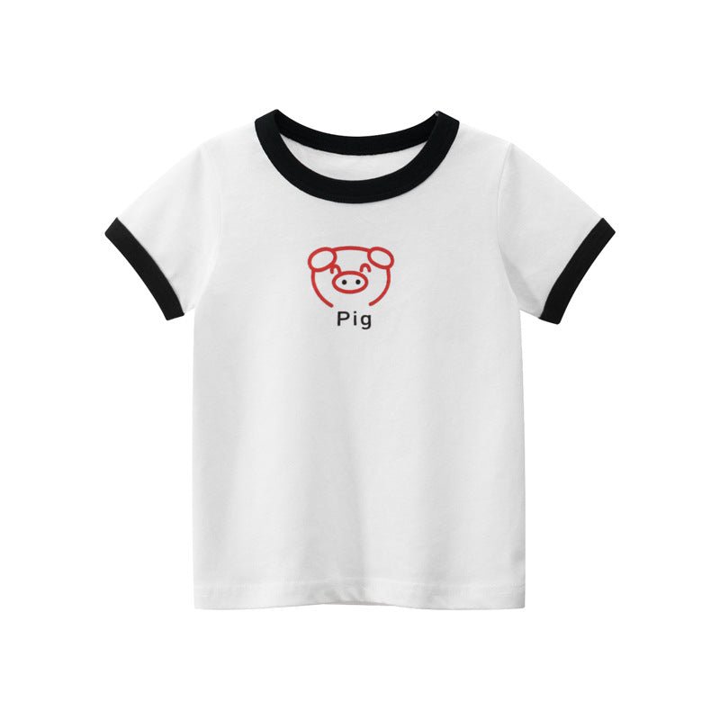Girls' Short-sleeved T-shirt Children's Clothing - RICALOUX