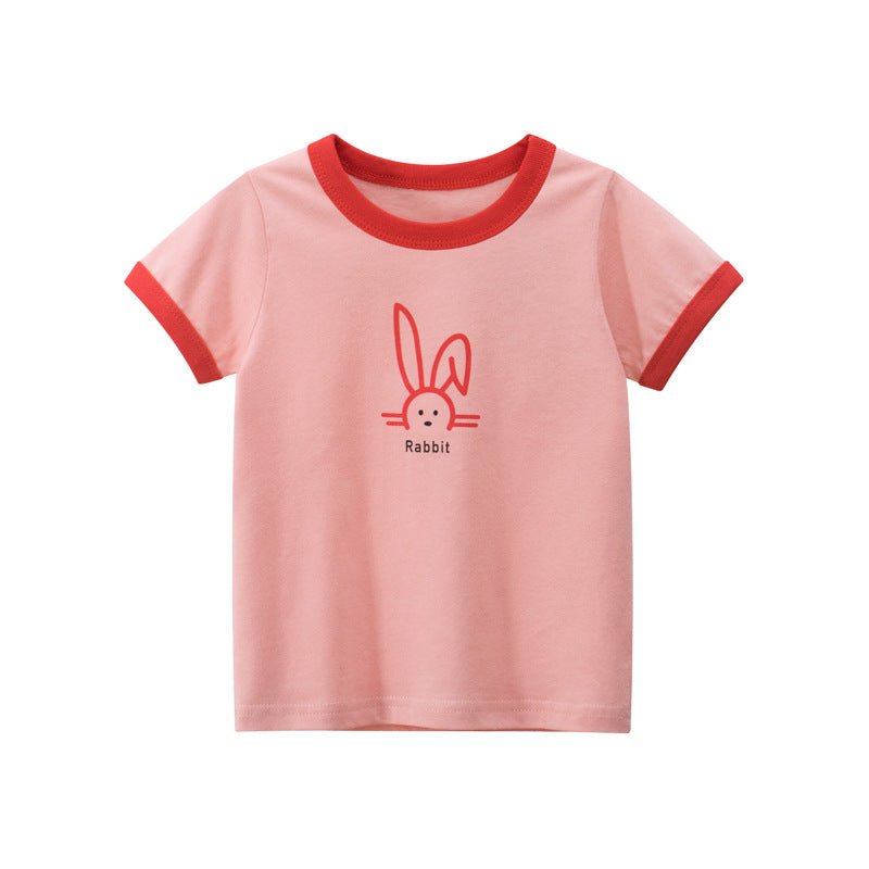Girls' Short-sleeved T-shirt Children's Clothing - RICALOUX