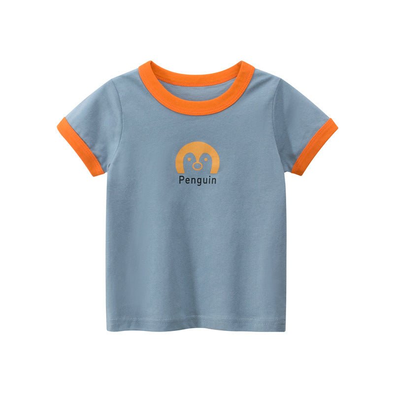 Girls' Short-sleeved T-shirt Children's Clothing - RICALOUX
