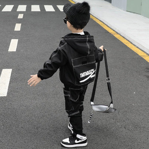 Children's Clothing Handsome Male Treasure Jacket Three-Piece Suit 1-3 Weeks 2 Years Old 4 And A Half 5 Little Boys - RICALOUX