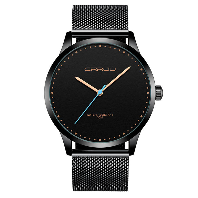 Stainless Steel Mesh Belt Fashion Watch Men by Ricaloux