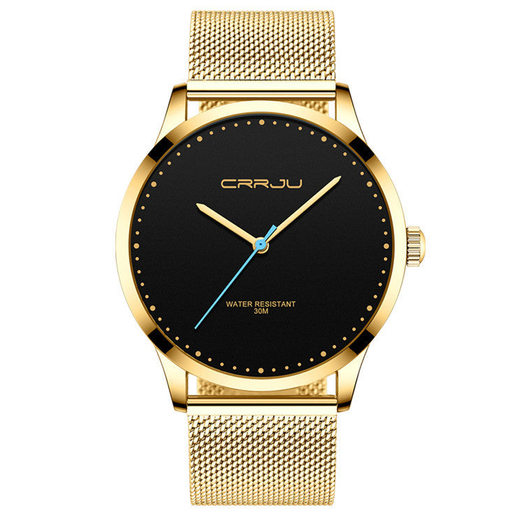 Stainless Steel Mesh Belt Fashion Watch Men by Ricaloux