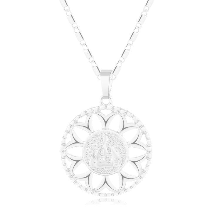 Fashion Sunflower Necklace Jewelry For Men And Women by Ricaloux