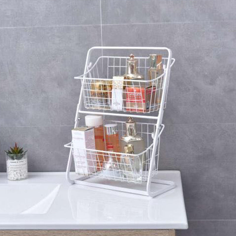 Stainless Steel Countertops Multilayer Spice Rack Fruit Kitchen Storage Kitchen Storage Rack by Ricaloux