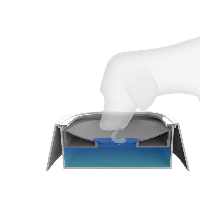 1.5L Cat Dog Water Bowl Carried Floating Bowl Anti-Overflow Slow Water Feeder Dispenser Pet Fountain ABS&PP Dog Supplies - RICALOUX