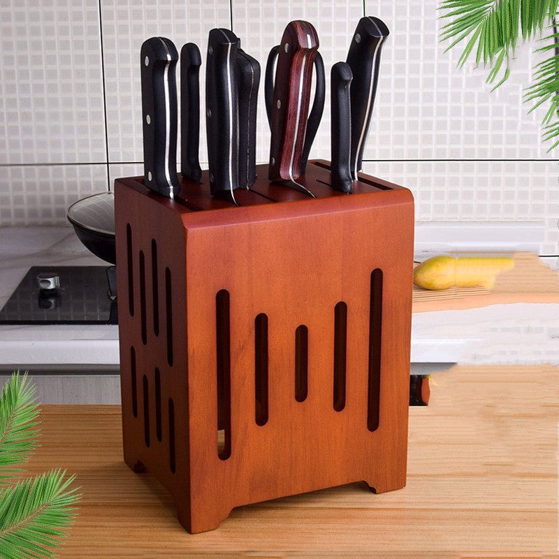 Household Kitchen Knife Holder Kitchen Wall-mounted Ventilated Knife Holder - RICALOUX
