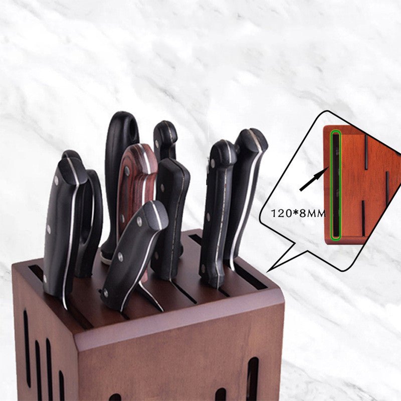 Household Kitchen Knife Holder Kitchen Wall-mounted Ventilated Knife Holder - RICALOUX