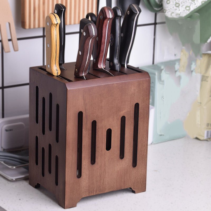 Household Kitchen Knife Holder Kitchen Wall-mounted Ventilated Knife Holder - RICALOUX