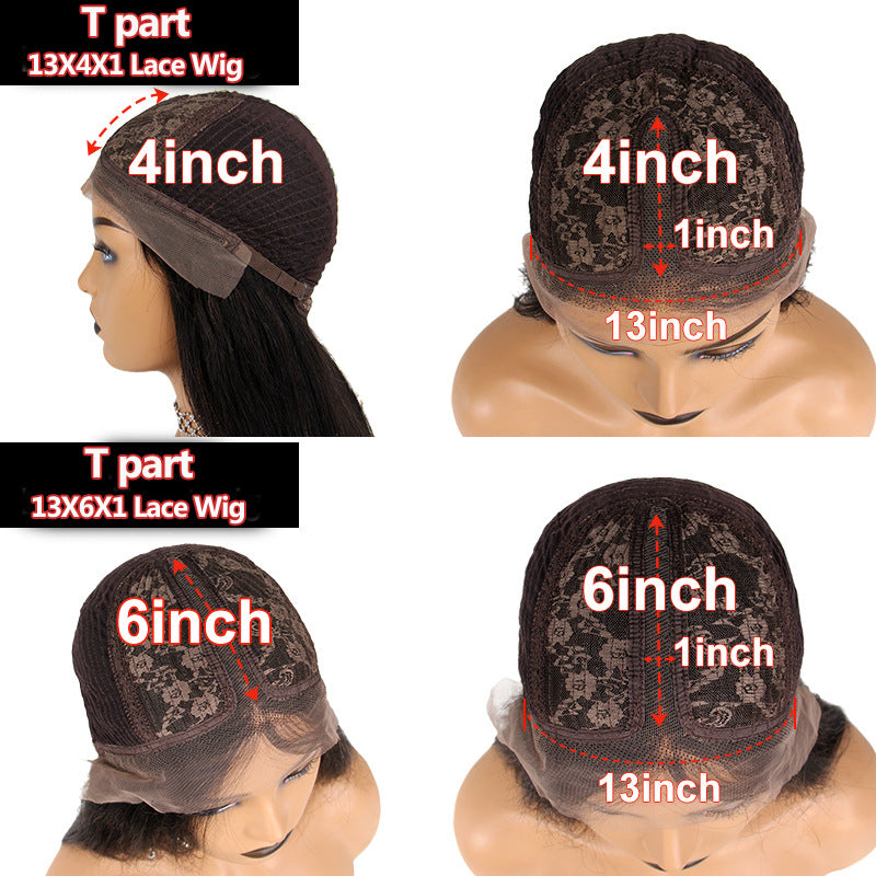 Human Hair Wig With Small Curly Hair And Long Hair Sets – Premium 0 | RICALOUX