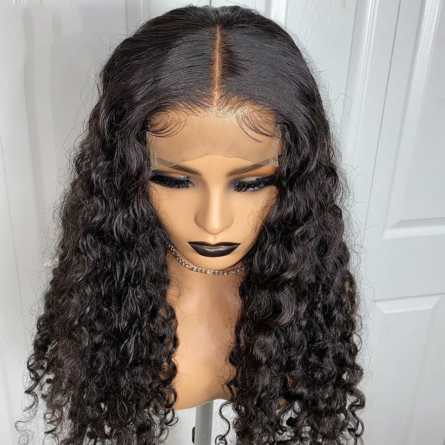 Human Hair Wig With Small Curly Hair And Long Hair Sets – Premium 0 | RICALOUX