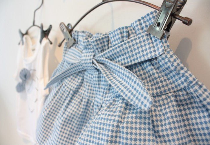 AiLe Rabbit Girls Fashion Clothes Set Short Sleeve Shirt Short Skirt 2 Piece Suits Cartoon Girl Bow Cotton Kids Clothes Set k1 - RICALOUX