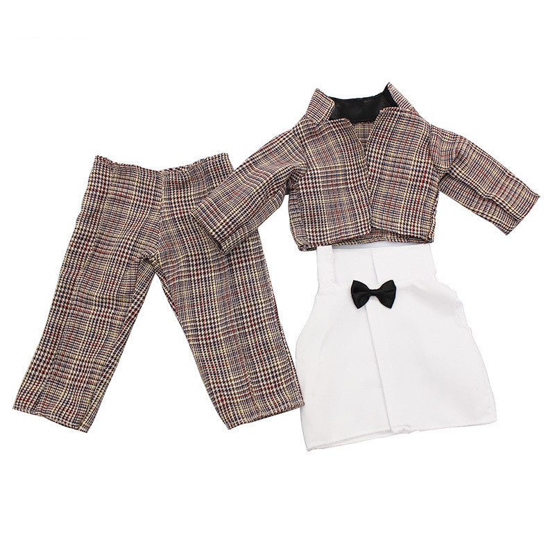 Male Doll Clothes Suit Suit 18 Inch American Girl Simulation Doll Clothes Accessories Doll Clothes - RICALOUX