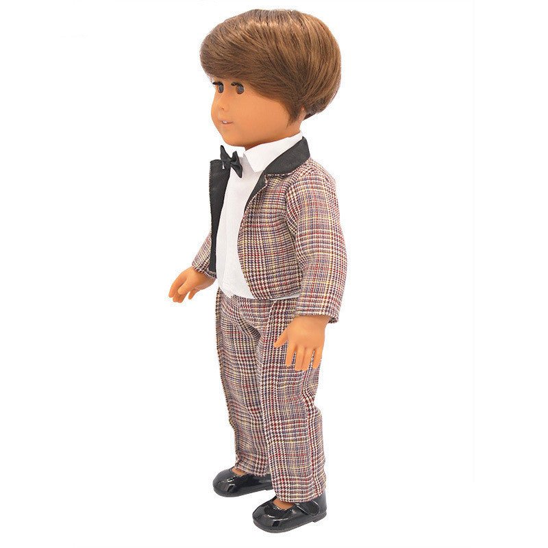 Male Doll Clothes Suit Suit 18 Inch American Girl Simulation Doll Clothes Accessories Doll Clothes - RICALOUX