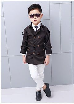 Boys' Windbreaker Casual Children's Mid-Length Coat Children's Clothing - RICALOUX