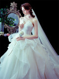 French Temperament Big Trailing Starry Sky Forest Dream Dress - RICALOUX
