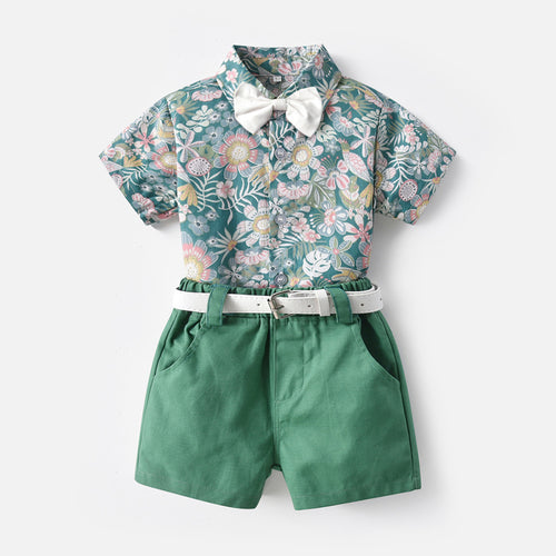 Children's Clothing Siblings Clothing Printing Beach style Vacation Leisure Suit by Ricaloux
