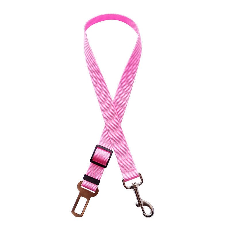 Adjustable Pet Cat Dog Car Seat Belt Pet Seat Vehicle Dog Harness Lead Clip Safety Lever Traction Dog Collars Dogs Accessoires Pets Products - RICALOUX