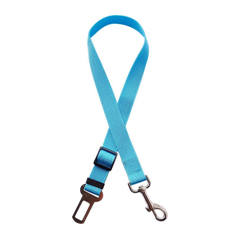 Adjustable Pet Cat Dog Car Seat Belt Pet Seat Vehicle Dog Harness Lead Clip Safety Lever Traction Dog Collars Dogs Accessoires Pets Products - RICALOUX