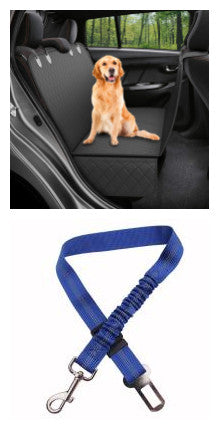 Dog Car Seat Cover View Mesh Pet Carrier Hammock Safety Protector Car Rear Back Seat Mat With Zipper And Pocket For Travel by Ricaloux