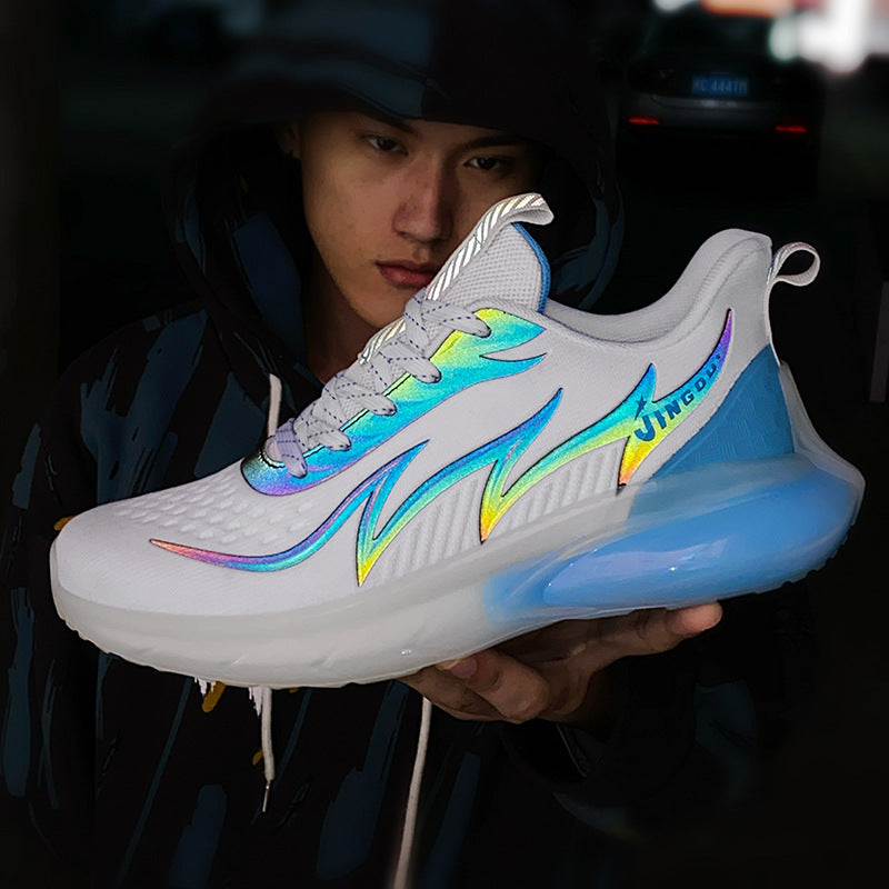 New Men Sneakers Breathable Running Shoes Trendy Antiskid Damping Sports Shoes Comfortable Reflective Jogging Shoes Zapatillas – Premium 0 | RICALOUX