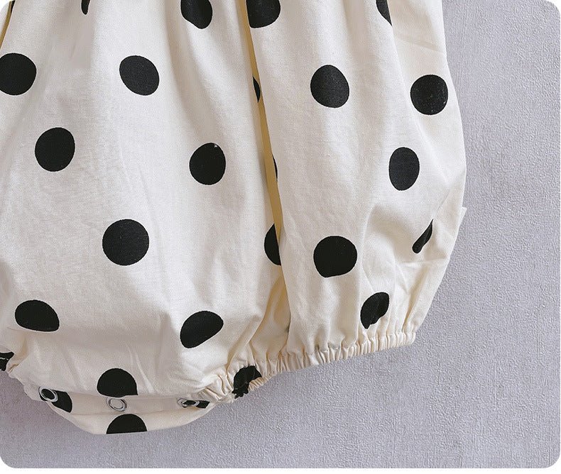 Summer Cute Bag Fart Clothes Pure Cotton Super Western-style Baby Girl Princess Romper - RICALOUX