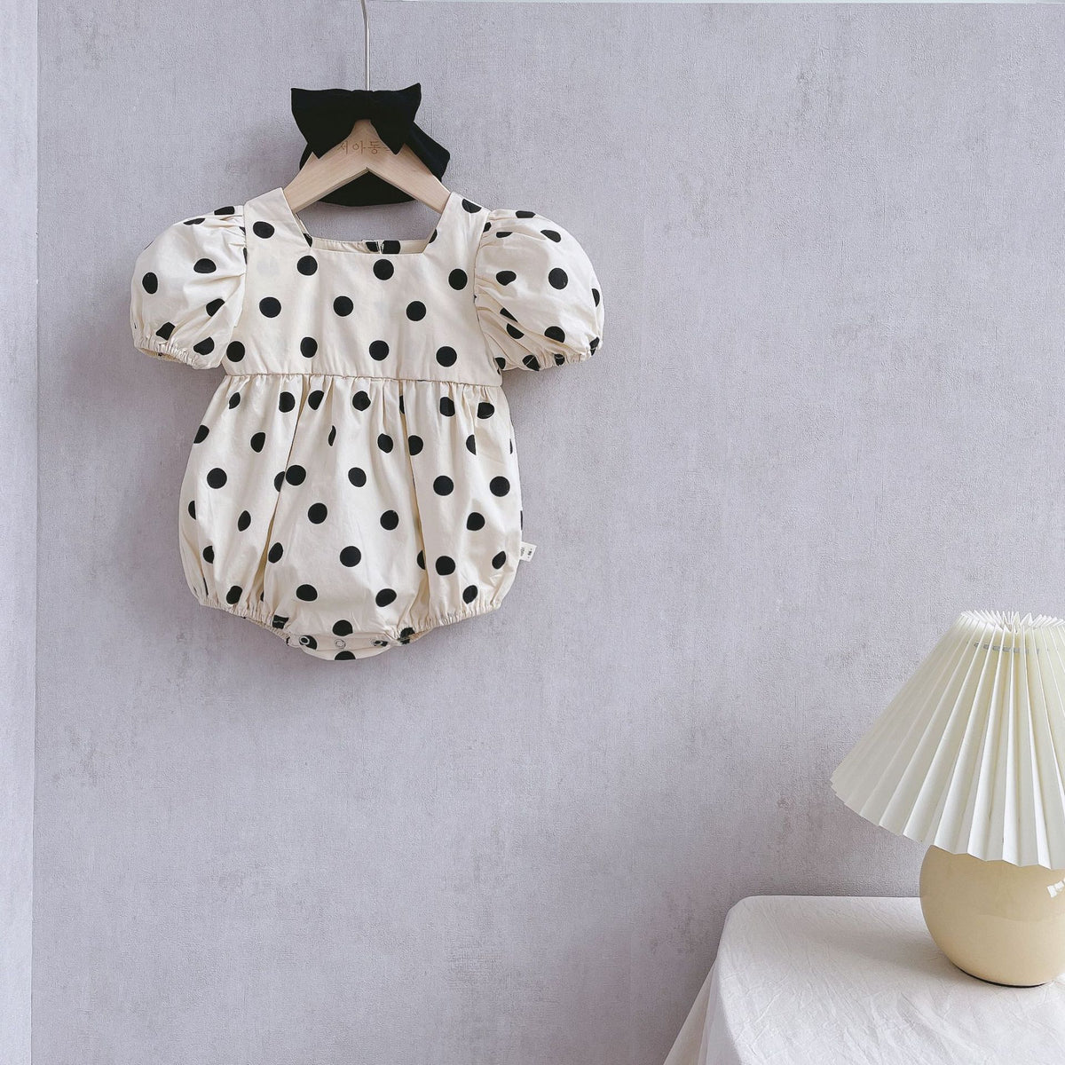 Summer Cute Bag Fart Clothes Pure Cotton Super Western-style Baby Girl Princess Romper - RICALOUX