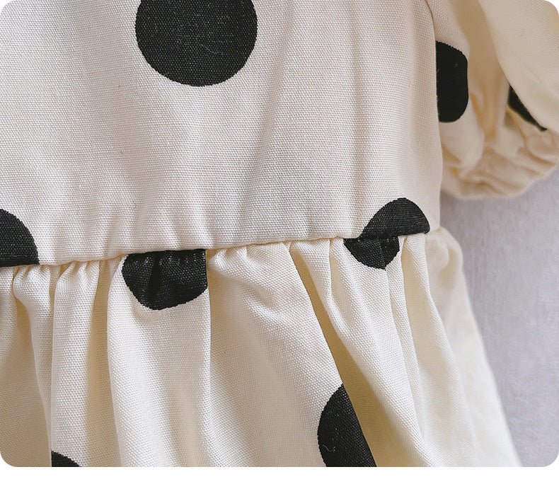 Summer Cute Bag Fart Clothes Pure Cotton Super Western-style Baby Girl Princess Romper - RICALOUX