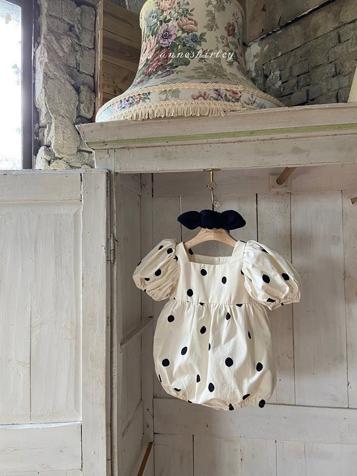 Summer Cute Bag Fart Clothes Pure Cotton Super Western-style Baby Girl Princess Romper - RICALOUX