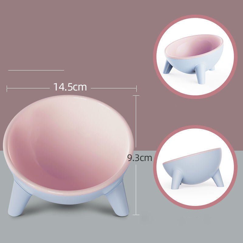 Cat Dog Bowl With Stand Pet Feeding Food Bowls Dogs Bunny Rabbit Nordic Color Feeder Product Supplies Pet Accessories - RICALOUX