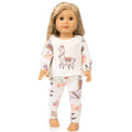Doll Pajama Set American Girl Shaf Doll Clothes - RICALOUX