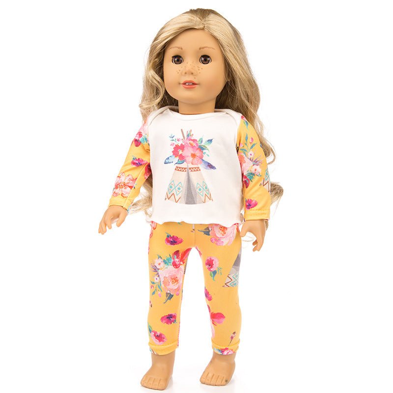 Doll Pajama Set American Girl Shaf Doll Clothes - RICALOUX