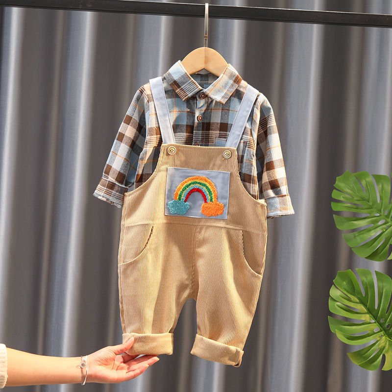 Boys Bib Two-piece Children's Clothing - RICALOUX