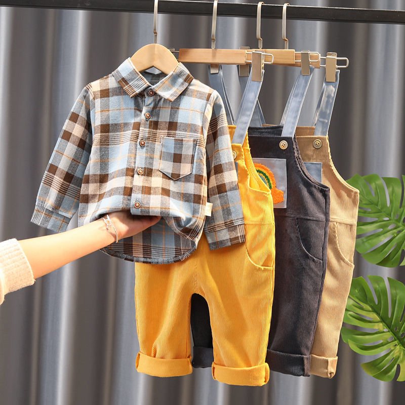 Boys Bib Two-piece Children's Clothing - RICALOUX