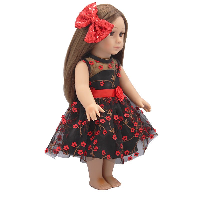 American Girl Doll Clothes Saf Dress And Headdress Doll Set - RICALOUX