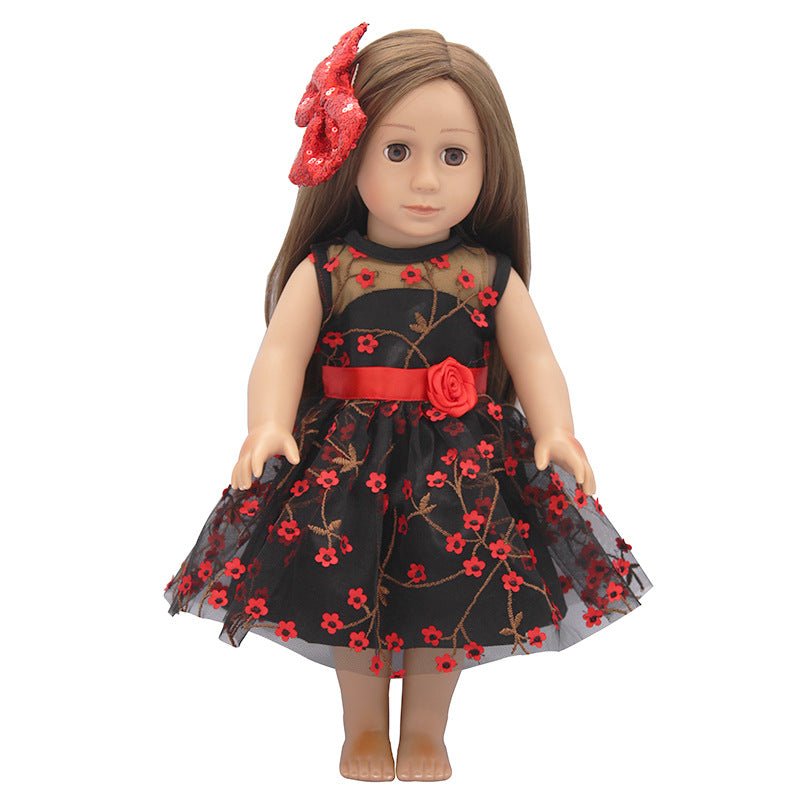American Girl Doll Clothes Saf Dress And Headdress Doll Set - RICALOUX