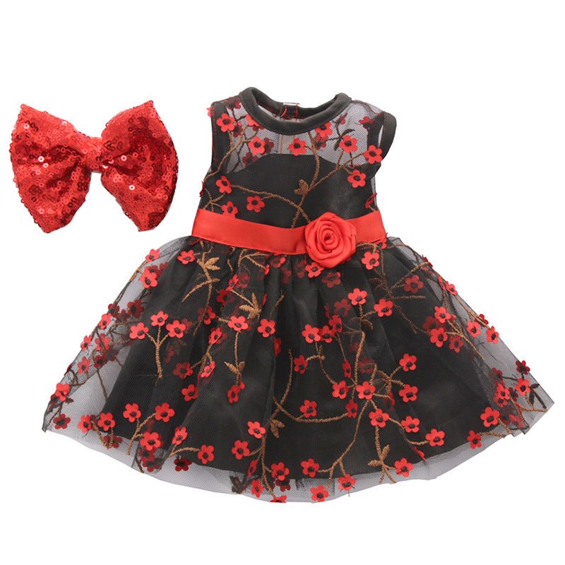 American Girl Doll Clothes Saf Dress And Headdress Doll Set - RICALOUX