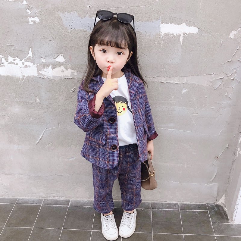 Girls' Suit Spring Clothes 3-year-old Baby Girl - RICALOUX