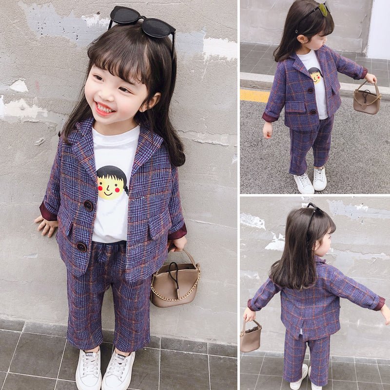 Girls' Suit Spring Clothes 3-year-old Baby Girl - RICALOUX
