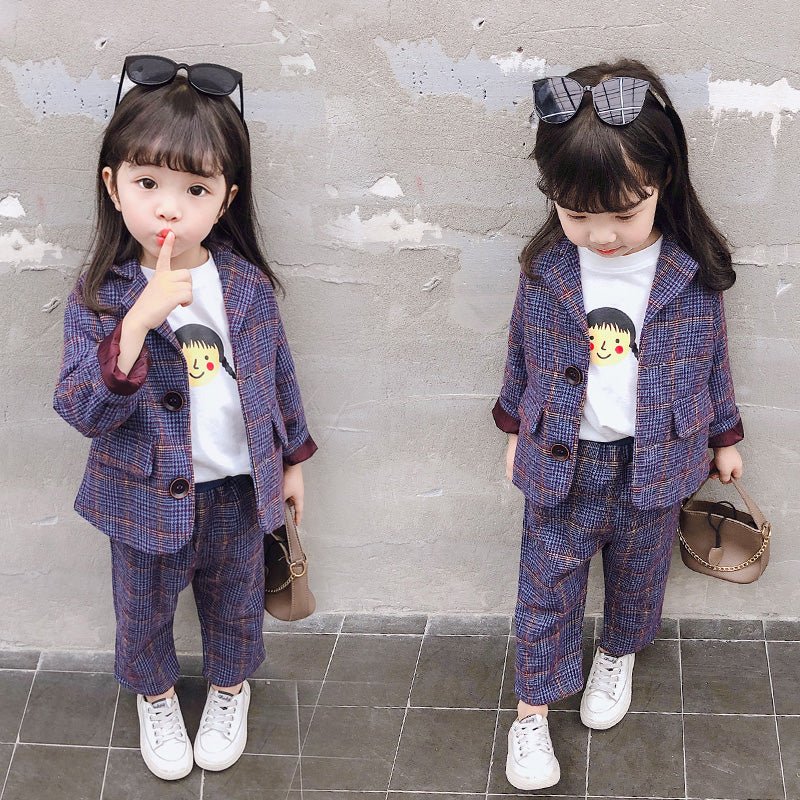 Girls' Suit Spring Clothes 3-year-old Baby Girl - RICALOUX