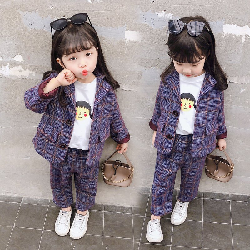 Girls' Suit Spring Clothes 3-year-old Baby Girl - RICALOUX