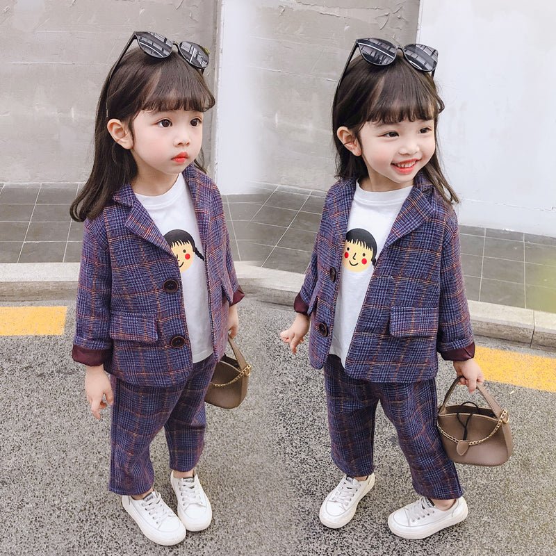Girls' Suit Spring Clothes 3-year-old Baby Girl - RICALOUX