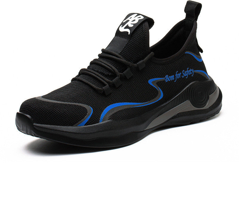 Men Work Safety Shoes Anti-Puncture Working Sneakers Male Indestructible Work Shoes Men Boots Lightweight Men Shoes Safety Boots by Ricaloux