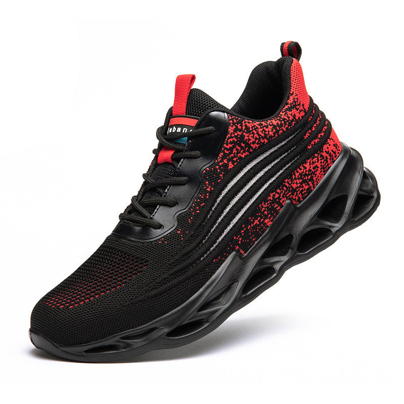 Men Work Safety Shoes Anti-Puncture Working Sneakers Male Indestructible Work Shoes Men Boots Lightweight Men Shoes Safety Boots by Ricaloux